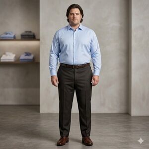 Lauren Ralph Lauren Mens 42x30 Dress Suit Pants Straight Leg Flat Front Trousers